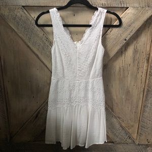Dillards white lace sundress
